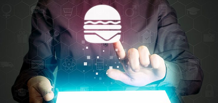Tablet with Burger